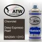 Preview: Chevrolet, Deep Espresso Pearl, WA204V / GYO: 400ml Sprühdose, von ATW Autoteile West.